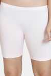 Zivame Girls Knit Cotton Shorts - Pink Dogwood — thumbnail 5